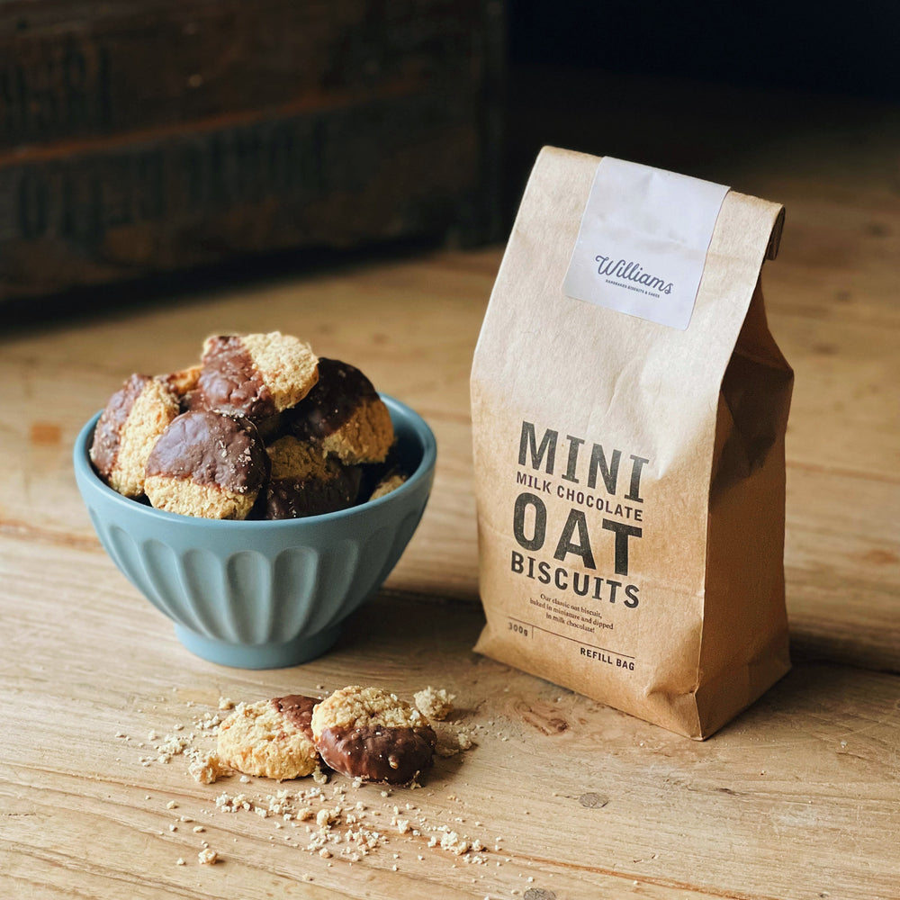 Mini Milk Chocolate Oat Biscuits Refill Bag