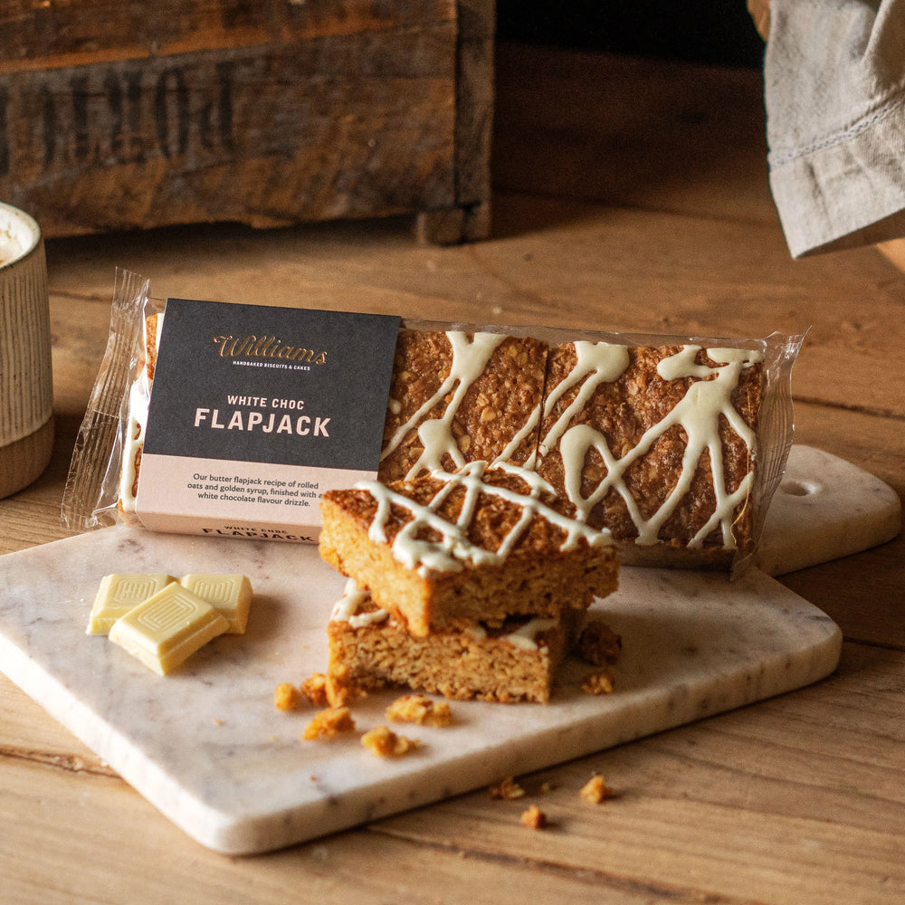 White Choc Flapjack