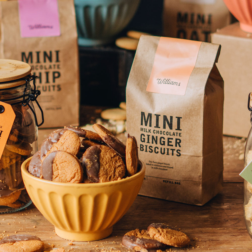Mini Ginger Biscuits Refill Bag