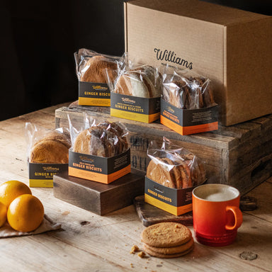 Ginger Biscuit Hamper Box from Williams Handbaked
