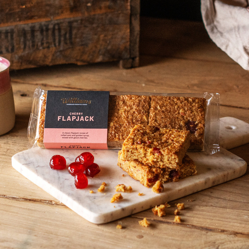 Cherry Flapjack Traybake