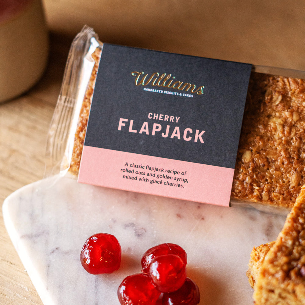 Cherry Flapjack Traybake