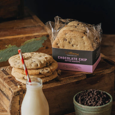 Luxury Chocolate Chip Butter Biscuits from Williams Handbaked