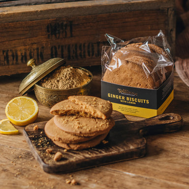 Luxury Ginger Biscuits with Lemon from Williams Handbaked