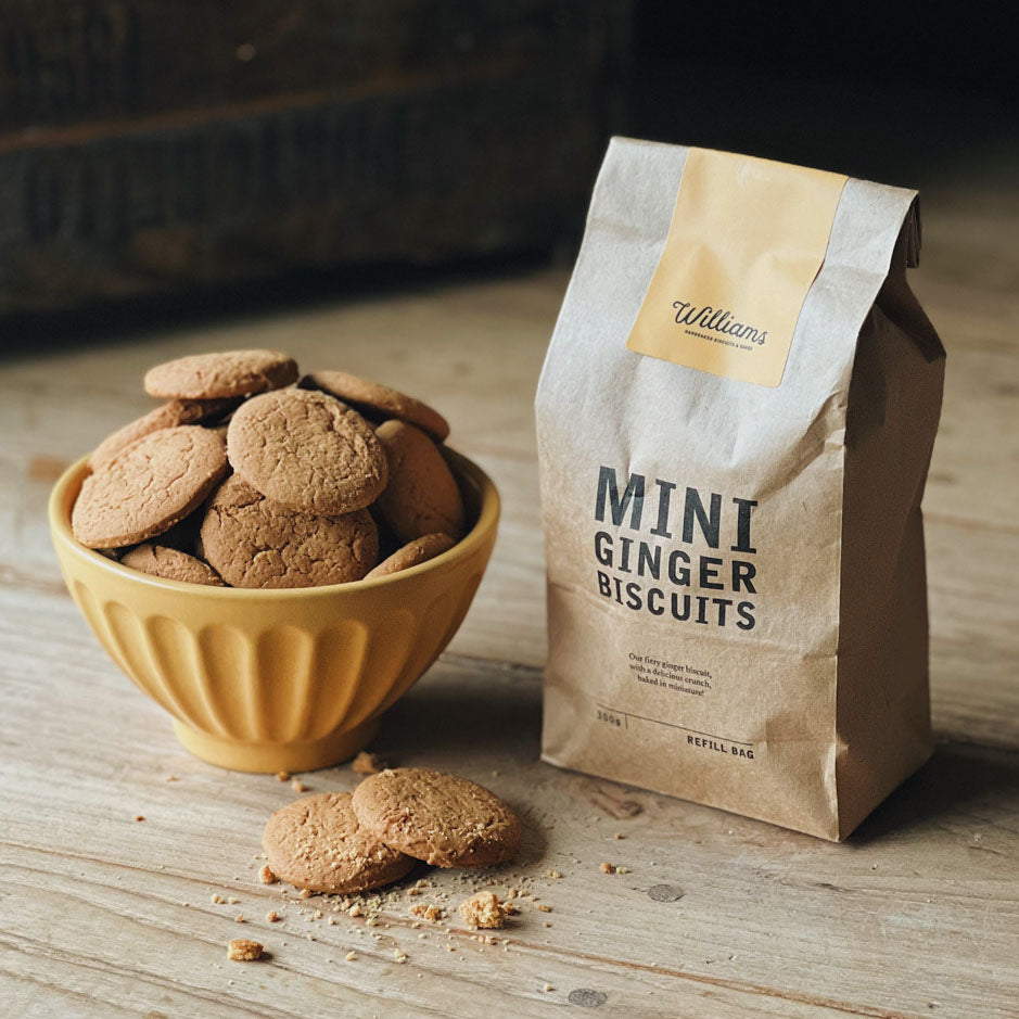 Mini Ginger Biscuits Refill Bag