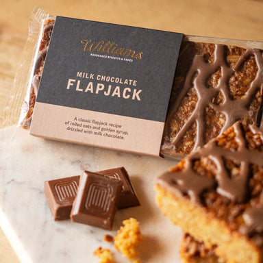 Milk Chocolate Flapjack from Williams Handbaked Close Up