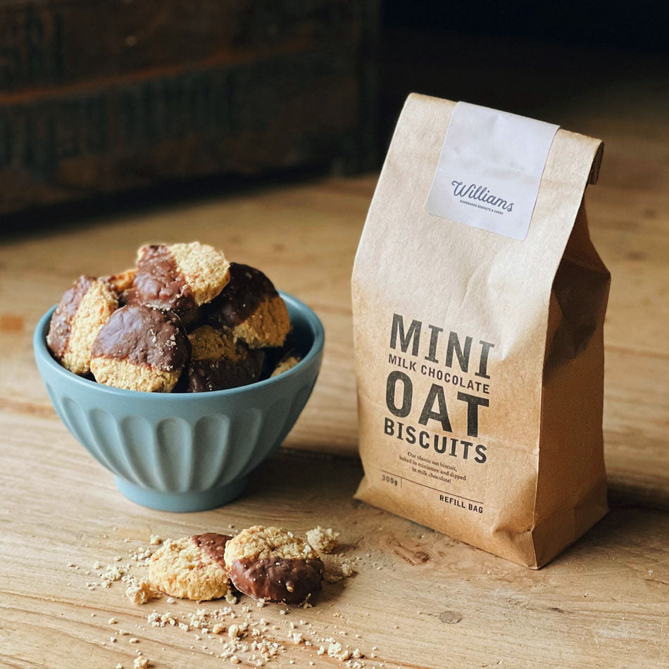 Mini Milk Chocolate Oat Biscuits Refill Bag